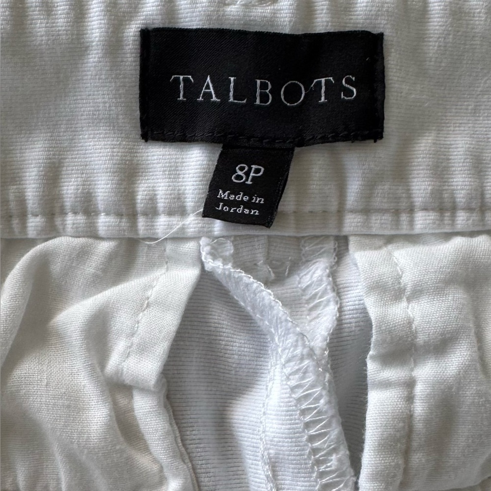 Talbots Sailor Shorts Women's White Size 8P - Picture 7 of 10